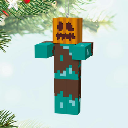 Hallmark - Adorno de Recuerdo de Halloween 2024, Minecraft ahogado con Calabaza Tallada, Regalos para Jugadores