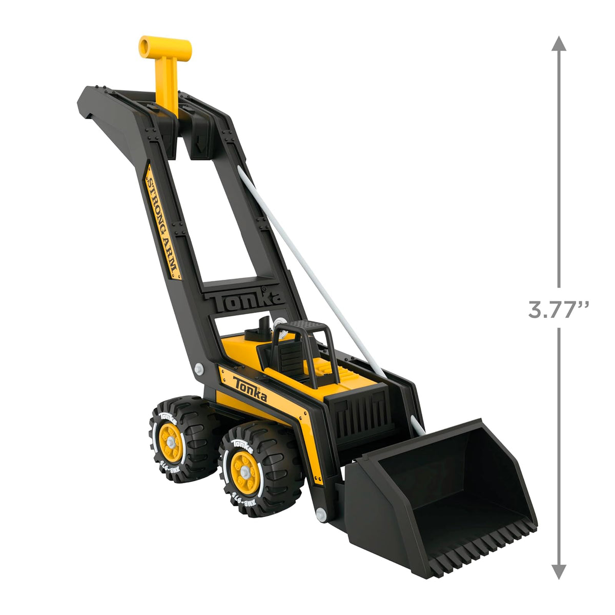 Hallmark - Adorno navideño de Recuerdo 2024, Hasbro Tonka, Cargador de Brazo Fuerte, Regalos para niños