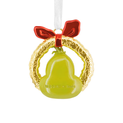 Hallmark Dr. Seuss's How The Grinch robó la Navidad Grinch en Corona de Adorno de Navidad, Metal, Regalos para los fanáticos del Dr. Seuss