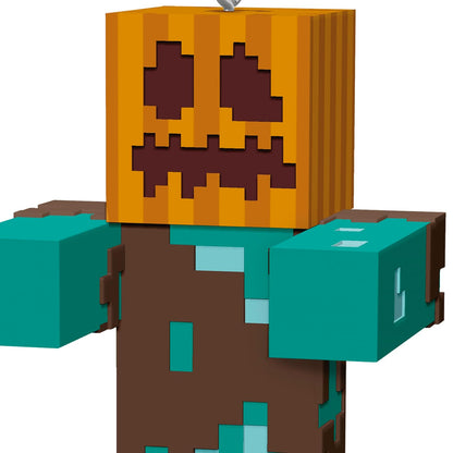 Hallmark - Adorno de Recuerdo de Halloween 2024, Minecraft ahogado con Calabaza Tallada, Regalos para Jugadores
