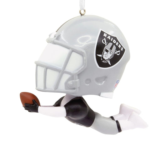 Hallmark NFL - Adorno navideño de Las Vegas Raiders Bouncing Buddy