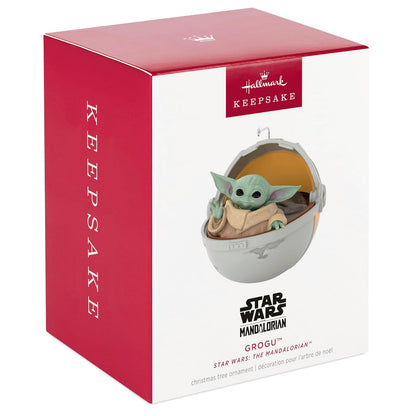 Hallmark - Adornos de Navidad de Star Wars: The Mandalorian Grogu, Regalos para Fans de Star Wars