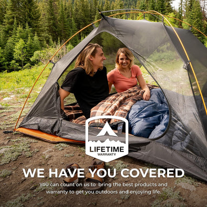 Teton Sports Mammoth, Bolsa de Dormir para Dos, se Incluye un Saco para Guardar Gratis
