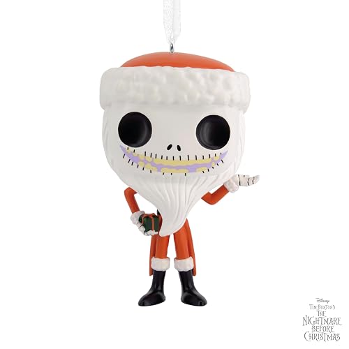 Hallmark Disney Tim Burton's The Nightmare Before Christmas Santa Jack Funko Pop! Adornos de Navidad, Regalos de Cultura Pop