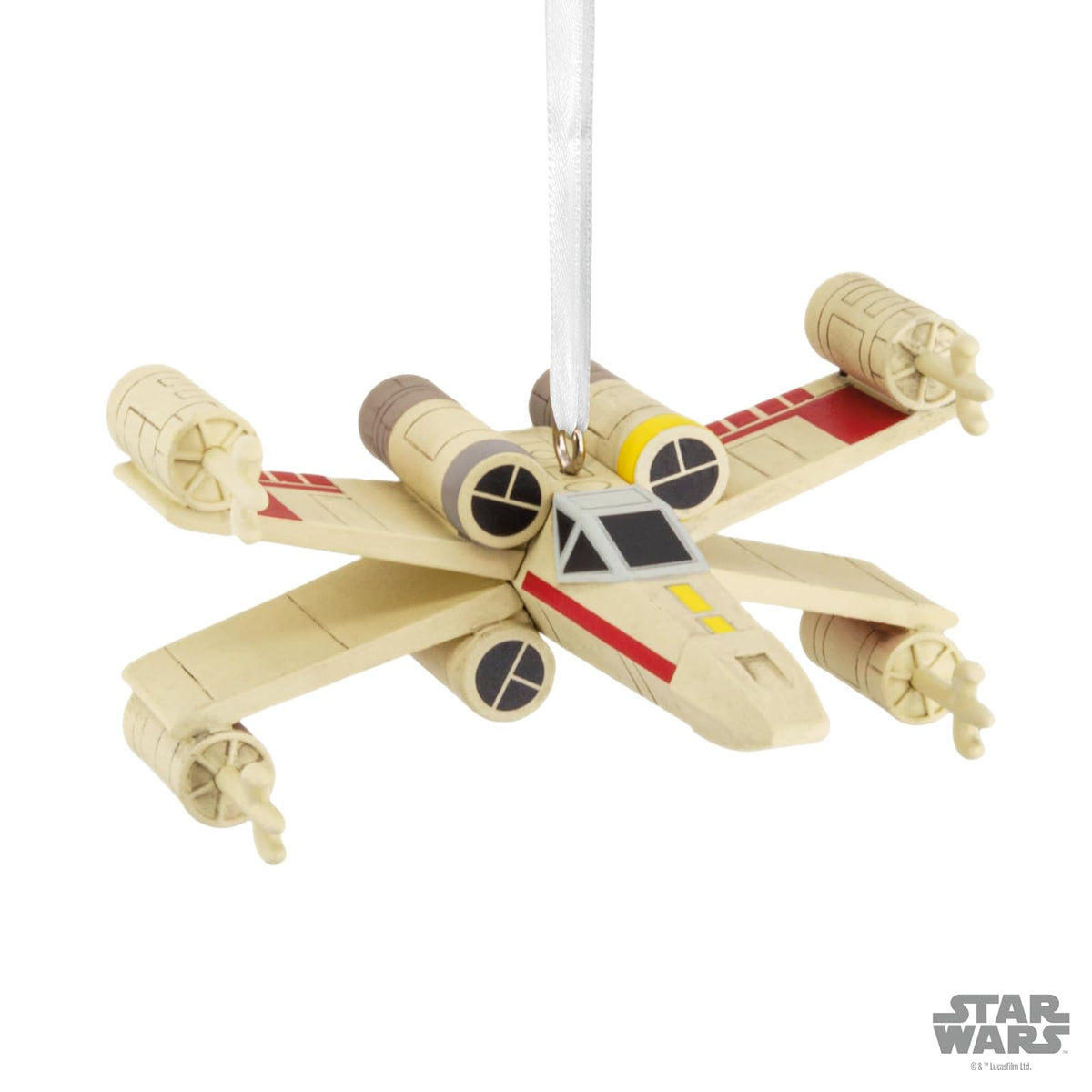 Hallmark Star Wars X-Wing Starfighter - Adorno navideño para Fans de Star Wars