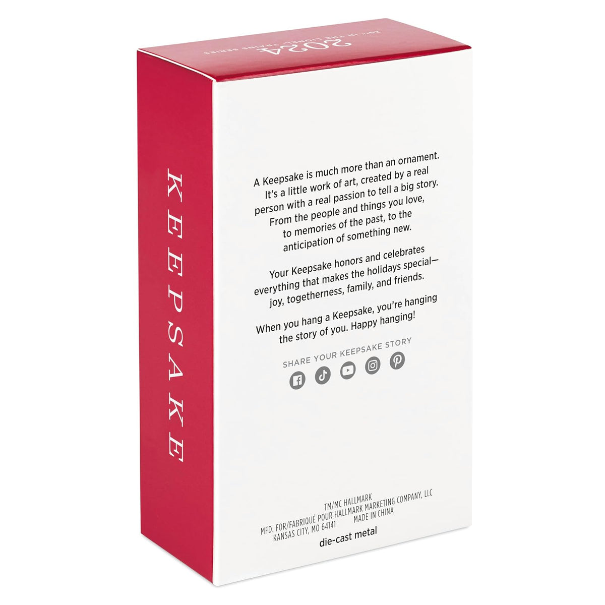 Hallmark - Adorno navideño de Recuerdo 2024, Lionel Trains Union Pacific Legacy SD70ACE, Metal