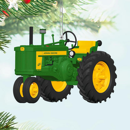 Hallmark - Adorno navideño de Recuerdo 2025, Tractor John Deere 620, Metal, Regalos para él