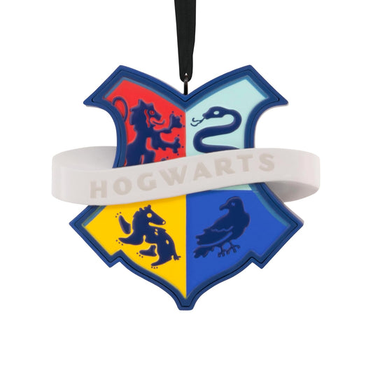 Hallmark Harry Potter Hogwarts Crest Adorno navideño para Harry Potter