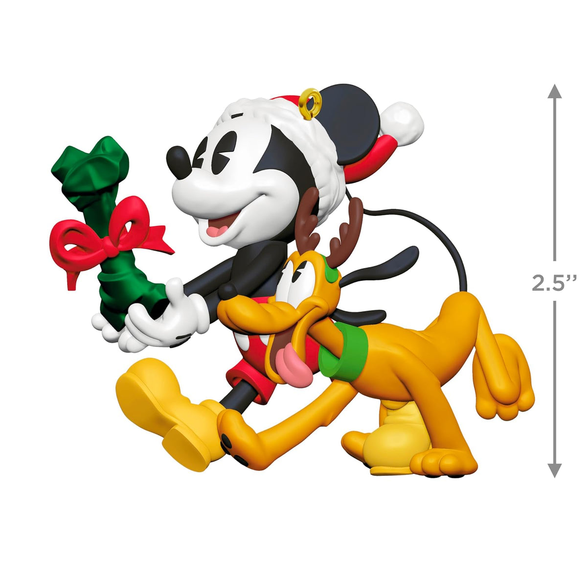Hallmark - Adorno navideño de Recuerdo 2025, Disney Mickey and Friends Bone-afide Besties, Regalos para Fans de Disney