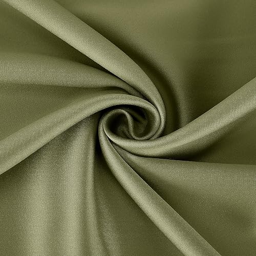 Sun Zero Nordic - Paquete de 2 Cortinas Opacas con Ojales de Grado Teatro, 132 x 213 cm, Color Verde Salvia