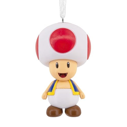 Hallmark - Adornos de Navidad para Nintendo Super Mario Toad, Regalos para Jugadores
