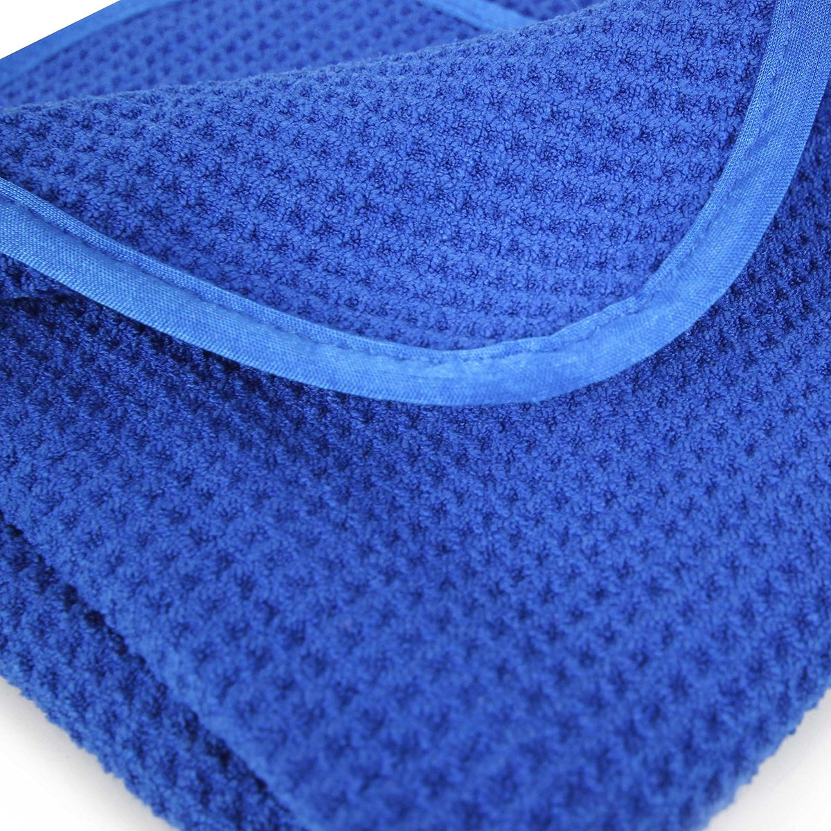 Chemical Guys Mic_708_1 Glass and Window Waffle Weave Towel, Blue (24 in. x 16 in.)
