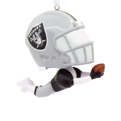 Hallmark NFL - Adorno navideño de Las Vegas Raiders Bouncing Buddy