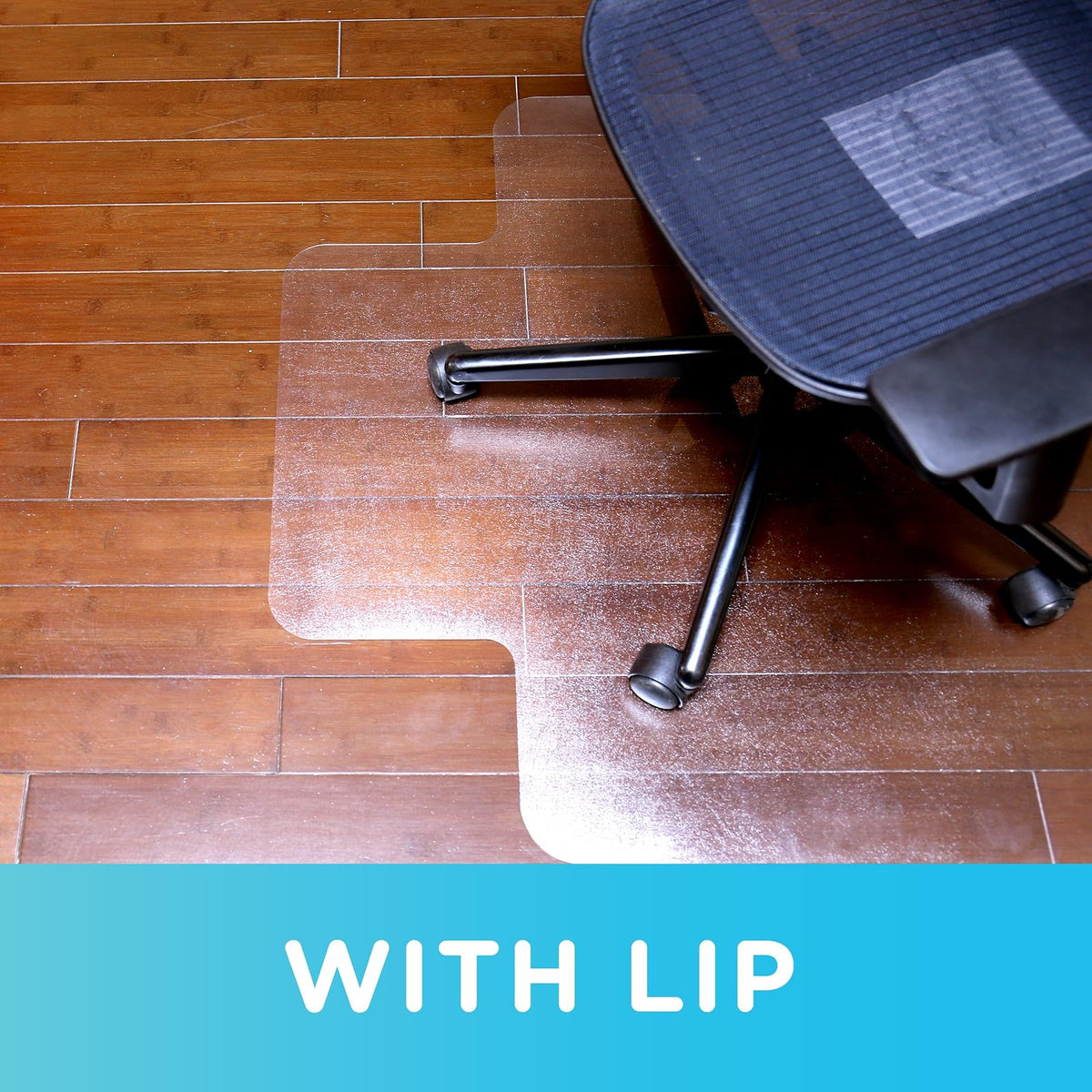 Dimex - Tapete para silla de oficina, para pisos duros, Pisos duros, Transparente, 1.1 x 1.5 m