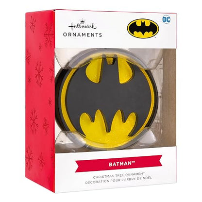 Hallmark DC Comics Batman - Adorno navideño con señal de murciélago