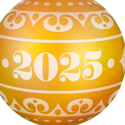 Hallmark - Adorno de Navidad 2025, Conmemorativa de Navidad 2025, Vidrio, Regalos para los Amantes de la Navidad