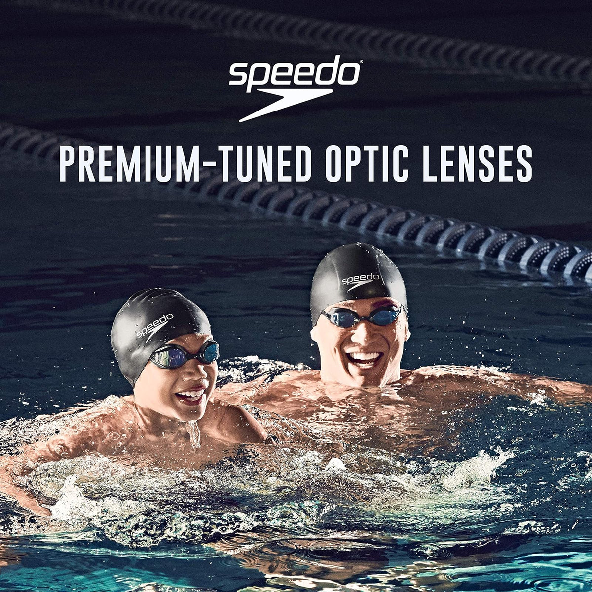 Speedo Jr. Hyper Flyer - Anteojos de natación con acabado espejo