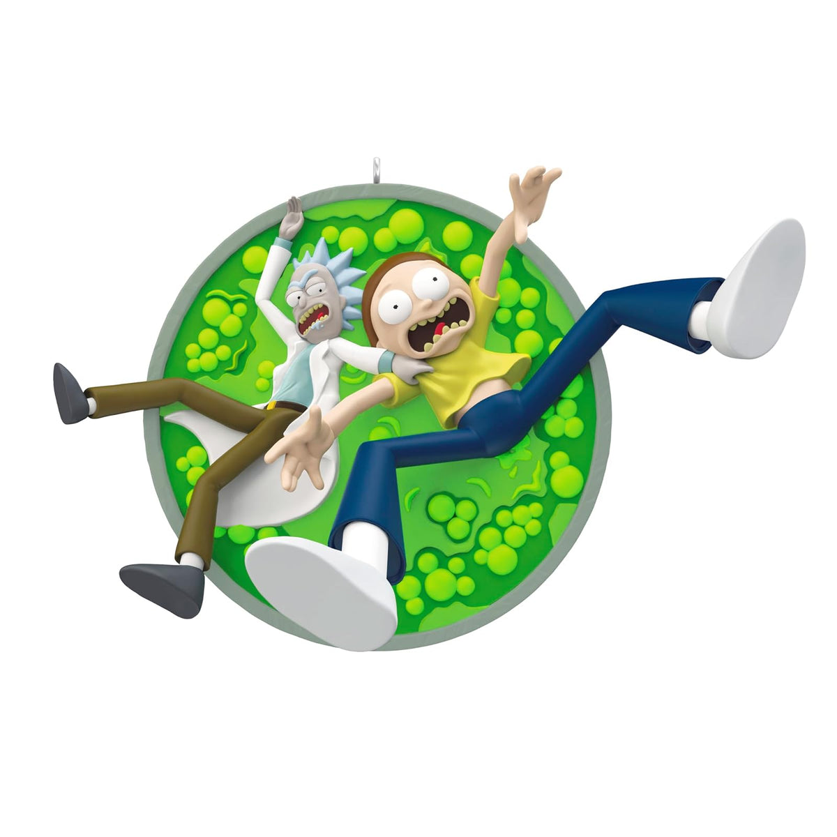 Hallmark - Adorno navideño de Recuerdo 2024, Rick and Morty La Cuba del ácido, Regalos de Dibujos Animados