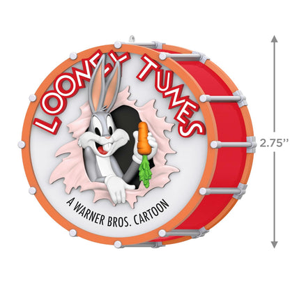Hallmark - Adorno de Navidad 2025, Looney Tunes Bugs Bunny, Regalos de Dibujos Animados