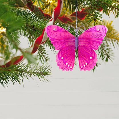 Hallmark - Adorno navideño de Recuerdo 2023, Mariposas , Regalo para Ella