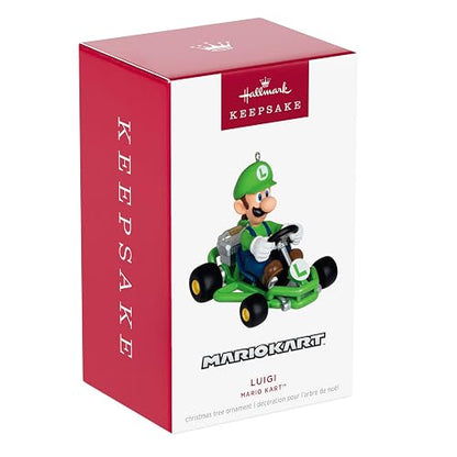 Hallmark - Adorno de Navidad para Nintendo Mario Kart Luigi, Regalos para Jugadores