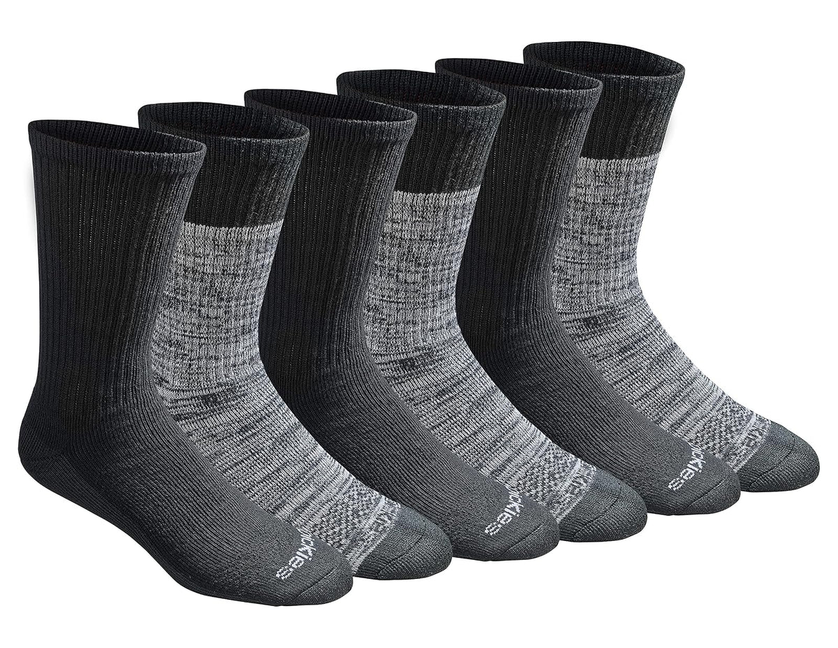 Dickies Calcetines Deportivos para Hombre, Talón y Puntera Reforzados - 2XL - Free Run (6 pares)