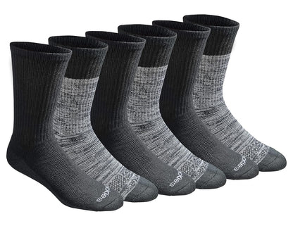 Dickies Calcetines Deportivos para Hombre, Talón y Puntera Reforzados - 2XL - Free Run (6 pares)