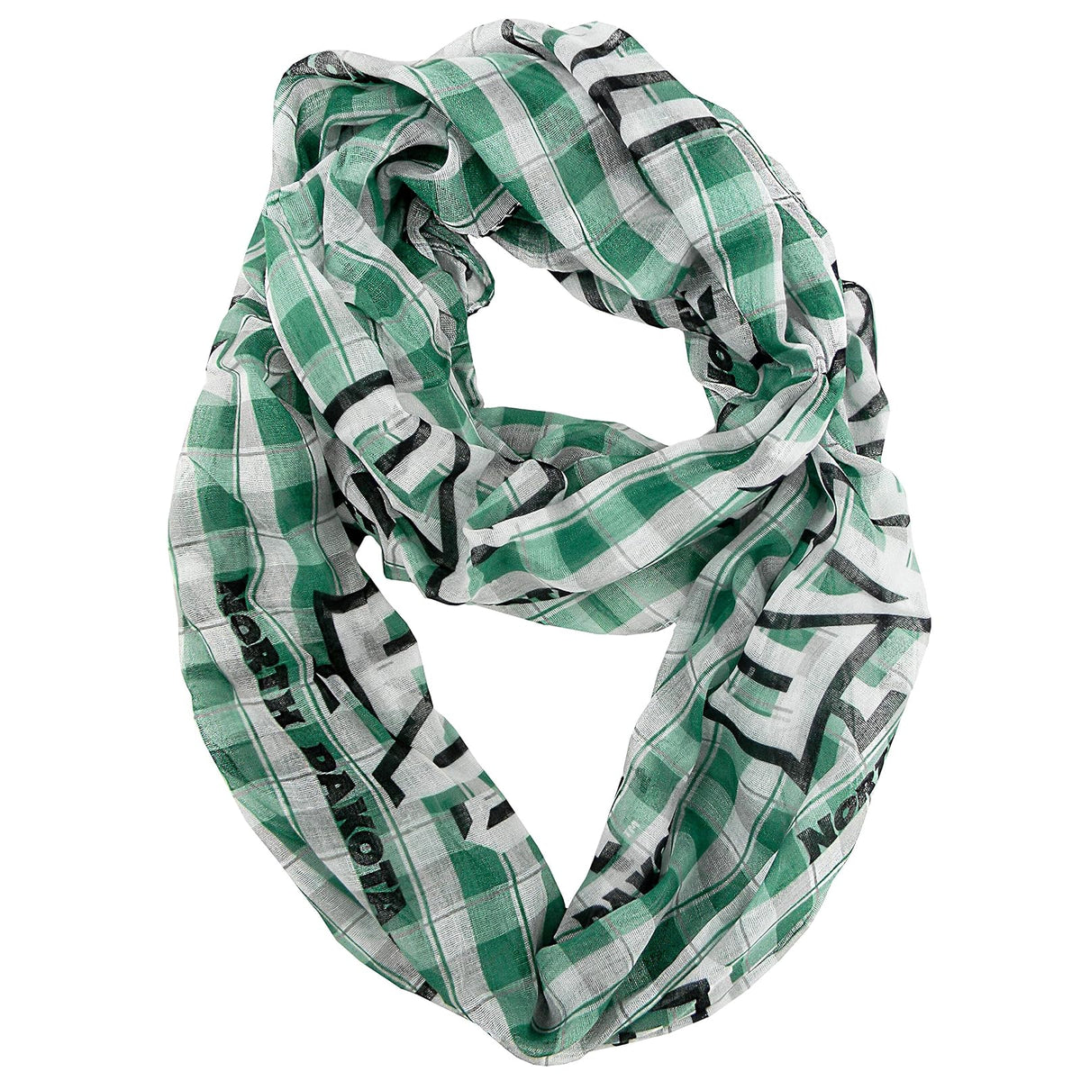 NCAA Infinity Bufanda - A cuadros - North Dakota