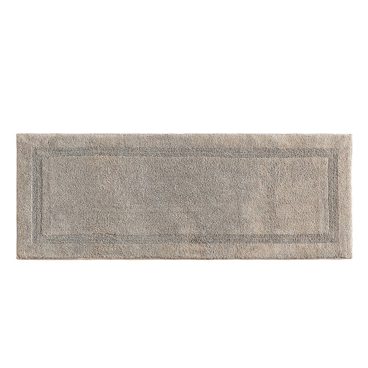 Nautica - Alfombra de baño de algodón Suave y Absorbente con Respaldo Antideslizante, Certificado Oeko-Tex (Peniston Brown, 60 x 22 Pulgadas)
