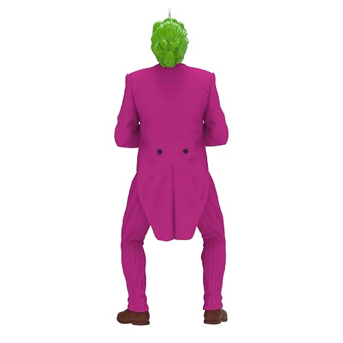 Hallmark - Adorno navideño de Recuerdo 2025, Batman The Classic TV Series The Joker, Regalos para Fans de DC Comics