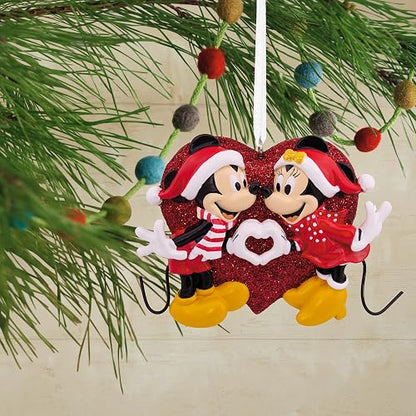 Hallmark - Adorno navideño de Disney Mickey y Minnie Love